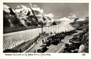 Freiwandeck, Parkplatz, Grossglockner, Johannisberg / parking lot, mountains, NS flags, automobiles