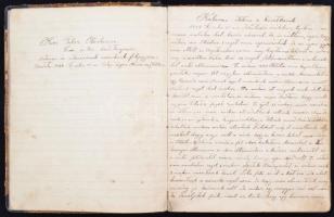 1909 Magyar haditengerész katona naplója, négy évi tengeri szolgálatáról melynek során bejárta a vil...