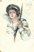 Sailor lady, WSSB No. 5554. s: Barber (EK)