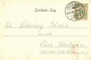 Debrecen, Csónakázó tó; kiadja Pongrácz Géza, Kiss Ferenc felvétele (EK)