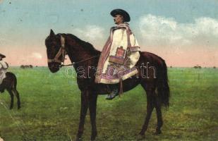 Hortobágyi élet, csikós (EB)