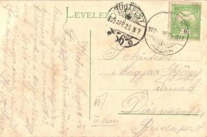 Zsigmondháza, Vágzsigmondháza; Vág-völgye, Balassa-kastély, Gansel Lipót kiadása / castle