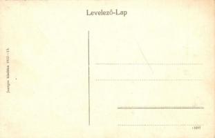Selmecbánya, Banska Stiavnica; Szentháromság szobor, Király János kereskedése; kiadja Joerges / Trin...