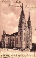Versec, Vrsac; Római katolikus templom; kiadó Kehrer Lajos / Roman Catholic church (EK)