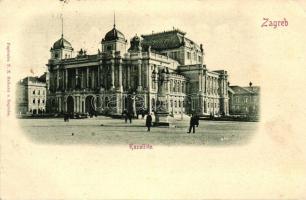 1899 Zagreb, színház / theatre
