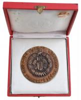 ~1970-1980. "A Megyei Polgári Védelem fejlesztéséért" Br érem dísztokban (85mm) T:2