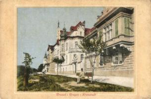 Brassó, Kronstadt; Fellegvár sor / villa quarter