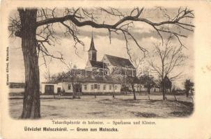 Malacka, Takarékpénztár, kolostor. Sparkasse und Kloster, Verlag Wiesner Alfred / bank, monastery