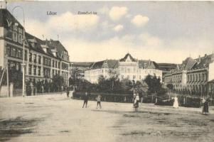 Lőcse, Erzsébet tér, Braun Fülöp kiadása / square