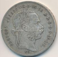 1879KB 1Ft Ag "Ferenc József / Középcímer" Körmöcbánya T:2- ph. Hungary 1879KB 1 Forint Ag "Franz Joseph" Kremnitz C:VF edge error Unger III.: 1464.a, Huszár: 2138., Adamo M15