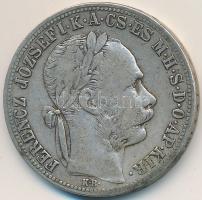 1883KB 1Ft Ag "Ferenc József / Barokk címer" Körmöcbánya T:2- Hungary 1883KB 1 Forint Ag "Franz Joseph" Kremnitz C:VF Unger III.: 1466, Huszár: 2141., Adamo M15