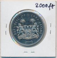 Sierra Leone 2005. 1$ Cu-Ni "Viziló" T:BU
Sierra Leone 2005. 1 Dollar Cu-Ni "Hippopo...