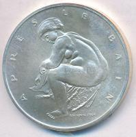 Kiss Kovács Gyula (1922-1984) 1964. "Renoir" jelzett Ag emlékérem ÁPV plasztiktokban (16.1g/0.800/32mm) T:BU ujjlenyomat