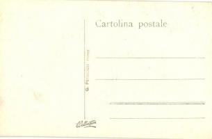 Hadihajók Fiume kikötőjében / K.u.K. navy, ships in the port of Fiume/Rijeka, G. Petricich photo