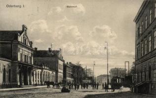 Bohumin, Oderberg, Bahnhof / railway station, horse carriage