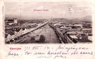 Eperjes, Fő utca; Divald / main street