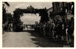 1940 Dés, Dej; bevonulás / entry of the Hungarian troops