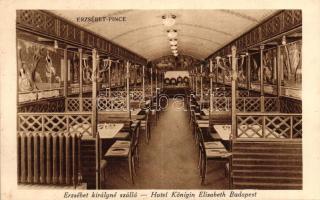 Budapest V. Erzsébet királyné szálló, Erzsébet pince, belső