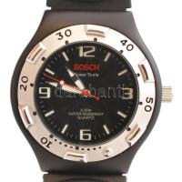 Bosch Power Tools másodpercmutatós quartz karóra, vízálló, szilikon szíjjal, működőképes, jó állapot...