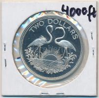 Bahamák 1989. 2$ Ag "Flamingók" T:1
Bahamas 1989. 2 Dollar Ag "Flamingos" C:UNC