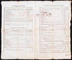 1809 A nemesi felkelő lovasság és gyalogság öltözékének és felszerelésének magyar nyelvű árjegyzéke,...