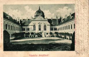 Gödöllő, Királyi kastély udvara; Divald Károly