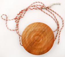 1914 Debreczeni Kir. Tisza István Tudományegyetem szép állapotú viaszpecsét fadobozban, d:8cm