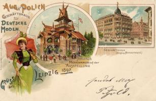 Leipzig 1897 C Litho So. Stpl.
