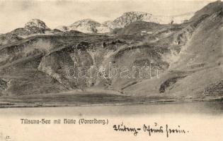 Tilisuna-See, Voralberg; panorama with hut