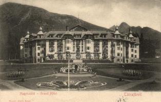 Tátrafüred, Bad Alt-Schmecks, Stary Smokovec; Nagyszálló; kiadja Maurer Adolf / grand hotel