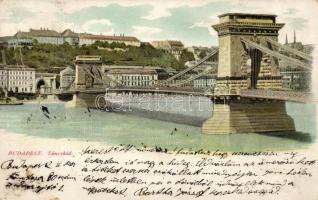 Budapest, 5 db városképes lap, 1 db 1895, 1 db 1899; litho, 2 db floral; vegyes minőség