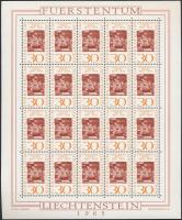 Ferdinand Nigg graphics minisheet set Ferdinand Nigg grafikái kisívsor