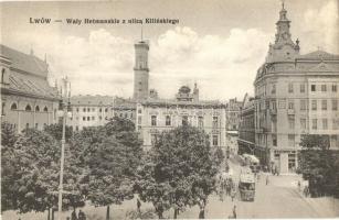 Lviv, Lwów, Lemberg; Waly Hetmanskie z ulica Kilinskiego