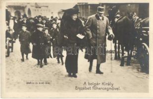 A bolgár király Erzsébet főhercegnővel, Ferenc József temetése / Ferdinand of Bulgaria and Archduchess Elisabeth at the funeral of Franz Joseph I
