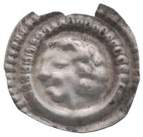 1180-1240. Bracteata Ag "III. Béla - IV. Béla" (0,2g) T:2-,3 ki. Hungary 1180-1240. Bracteata Ag "Bela III/IV" (0,2g) C:VF,F cracked Huszár: 192., Unger I.: 122.