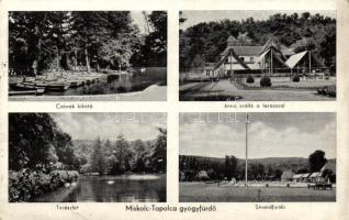 Miskolc, Görömböly-Tapolca gyógyfürdő, Csónak kikötő, Anna szálló (ázott sarok / wet corner)