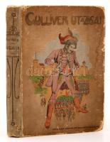 Swift, Jonathan: Gulliver utazásai. Ford.: Egri György. Bp., 1905, Singer és Wolfner. Kopott, sérült félvászon kötésben