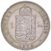 1875KB 1Ft Ag "Ferenc József / Középcímer" Körmöcbánya (12,31g) T:2,2- ph.
Hungary 1875KB...