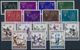 1971-1972 Olimpia 2 klf sor, 1971-1972 Olympics 2 diff sets