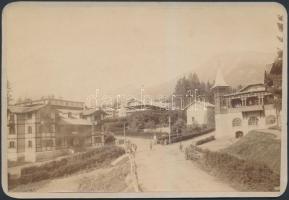 1891 Ótátrafüred, Magas-Tátra, keményhátú fotó Divald Károly eperjesi műterméből, 11×16,5 cm