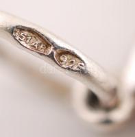 Ezüst(Ag) dalmata alakú medál, jelzett, 3,2 g