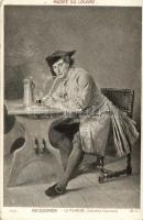 17 db RÉGI használatlan múzeum témájú képeslap, vegyes minőség; főleg Louvre / 17 old unused museum ...