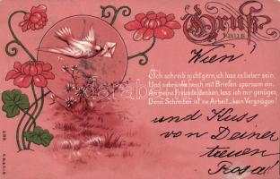 23 db RÉGI motívumlap, vegyes minőség, üdvözlőlap; 1 db litho és floral / 23 old motive postcards, mixed quality, greeting; 1 litho and floral