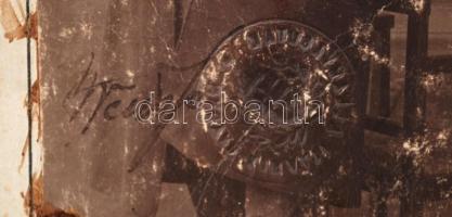 cca 1900-1910 Weisz Ferenc (1885-1942/43) labdarúgó, az FTC örökös bajnoka hagyatékából: aláírt MÁV-...