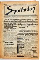 1932 a Sporthírlap 23. évf. 53-71. sz. (július-szeptember), ill. a Nemzeti Sport 24. évf. 172-200. s...