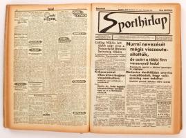 1932 a Sporthírlap 23. évf. 53-71. sz. (július-szeptember), ill. a Nemzeti Sport 24. évf. 172-200. s...