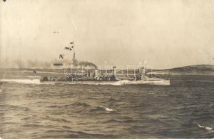 Osztrák-magyar torpedóromboló hajó / Zerstörer der K.u.K. Kriegsmarine, Austrian torpedo destroyer boat, photo