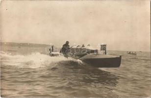 Gregoire IX 118. ordonánc motoros, motorcsónak / Ordonnanz Motorboot K.u.K. Kriegsmarine / Austro-Hungarian Navy military messenger motorboat