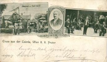 Vienna, Wien II. K. k. Prater, Csárda, string music band (cut)