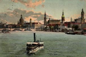 4 db RÉGI városképes német képeslap, vegyes minőség, 1 db litho / 4 old German town-view postcards, ...